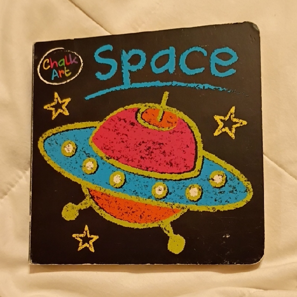 Space Puzzle Book - Black, Blue, Pink